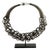 Mid 19th Century Miao Minority Tribe Silver Necklace with Knotted Chain Rings For Sale