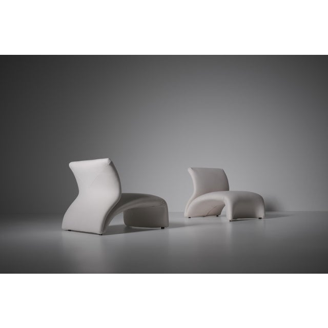 Textile Kaïdo Lounge Chair by Kwok Hoï Chan for Steiner, 1968 For Sale - Image 7 of 11