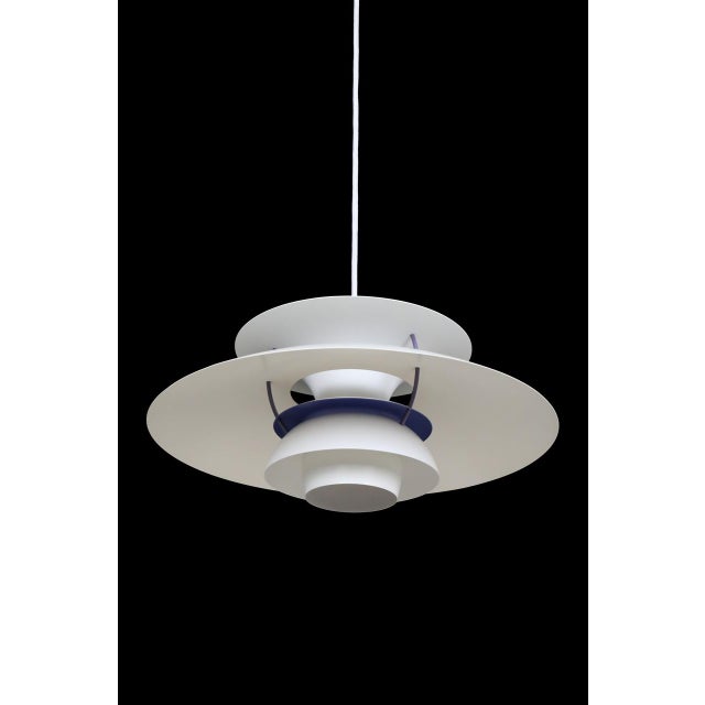 Louis poulsen “ph 5” (not a mini version!). Design: poul henningsen, 1958, denmark, aluminum, steel. 50cm diameter, height...