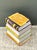 Vintage Italian Glazed Ceramic Books Low Stool For Sale - Image 16 of 18
