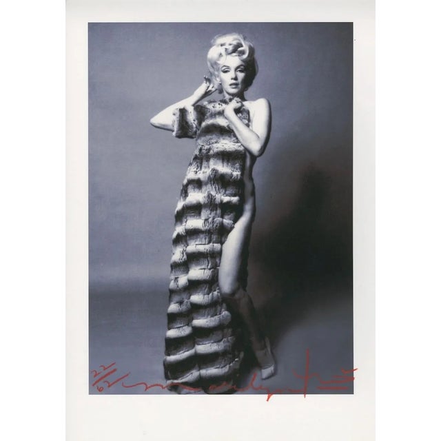 Bert Stern, Marilyn Monroe in Chinchilla Coat, 2010, Paper For Sale