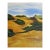 Late 20th Century Golden Hills Landscape Painting For Sale