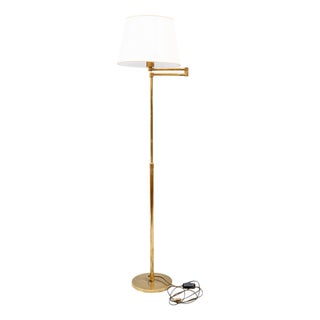 Brass Floor Lamp, Italy, 1960s For Sale