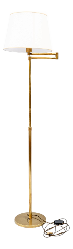 Brass Floor Lamp, Italy, 1960s