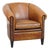 Brown Leather Club Chair For Sale