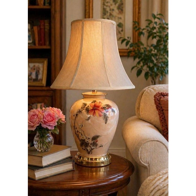 The warm neutral shade softly diffuses light, making it ideal for bedrooms, living rooms, or guest spaces where you want...