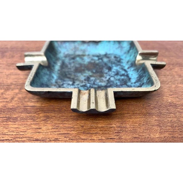 Mid-Century Brass Ashtray, 1950s For Sale - Image 5 of 10