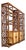 Vintage Bamboo Fretwork Etagere - A Pair For Sale