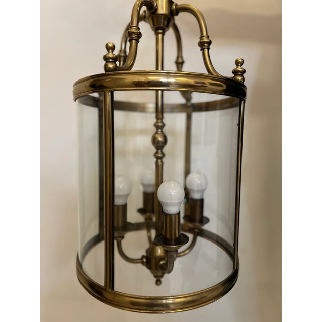 Vintage Brass Lantern For Sale - Image 6 of 8