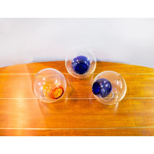 1960s Italian Murano Glass Vases by Enrico Capuzzo for Vistosi, 1960s, Set of 3 For Sale - Image 5 of 5