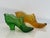 Fenton Art Glass Company Pair of Vintage Fenton Art Glass Shoe Pair For Sale - Image 4 of 5