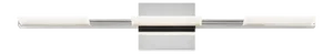 Visual Comfort Modern Tris 3-Light Bath LED Chrome