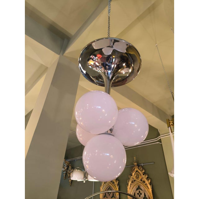 Mid-Century Modern Space Age Ceiling Light with Spheres, 1970s For Sale - Image 3 of 5