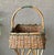 Abundantly-Sized Late 20th-Century Bamboo & Natural Willow Baker’s-Style Basket For Sale In Austin - Image 6 of 18