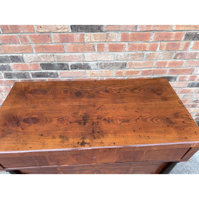 Biedermeier 19th Century Biedermeier Walnut Chest of Drawers For Sale - Image 3 of 7