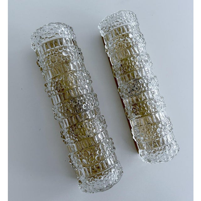 Vintage Bubble Glass Sconces, 1970s, Set of 2 For Sale - Image 14 of 18