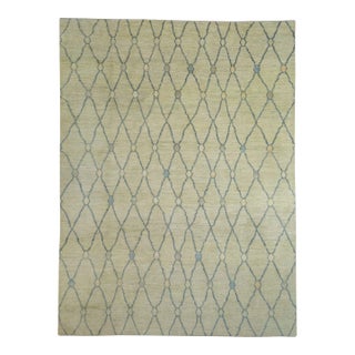 Turkish Oushak Rug 9'4" x 12'5" #18521 For Sale