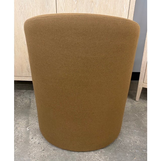 Textile Restoration Hardware Arrondi Chair Custom Fabric For Sale - Image 7 of 8