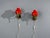 1970s Örsjö Industri Ab, Wall Lights, Brass, Orange Glass - Pair For Sale - Image 4 of 11