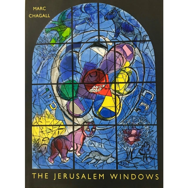 1960s Chagall Lithograph, Cover Jerusalem Windows For Sale