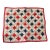 Rare Handmade 1976 Bi-Centennial Window Pane Doll Quilt For Sale
