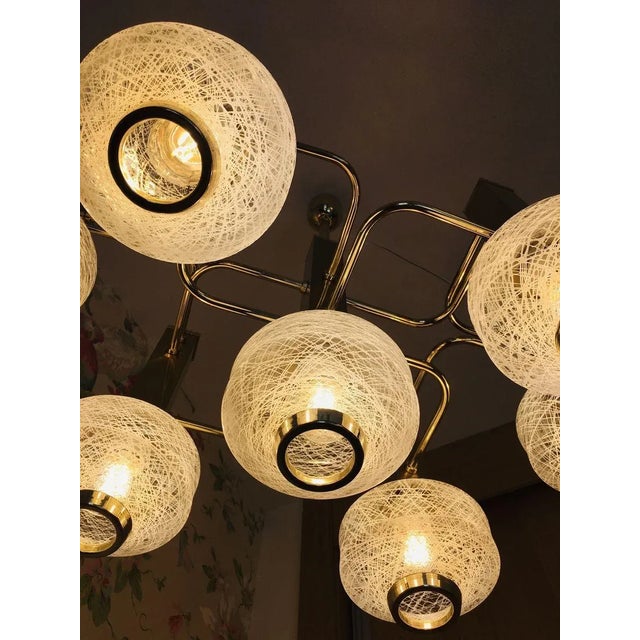Chandelier by Gaetano Sciolari for Sciolari, 1980s For Sale - Image 12 of 18