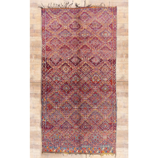 Vintage Beni M'Guild Moroccan Rug, 06'01 X 11'06 For Sale - Image 10 of 10