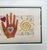 Abstract Liz Lyons Friedman Framed, Signed Artist, Proof Watercolor Art Print ‘With Heart in Hand” For Sale - Image 3 of 6
