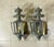 1950s Antique/Vintage Pair of Solid Brass Patina Exterior Wall Lanterns / Sconces For Sale - Image 5 of 18