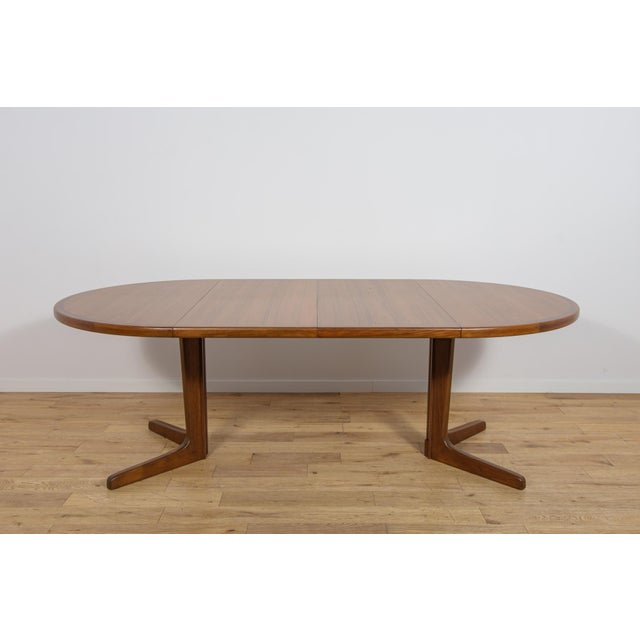 Mid-Century Modern Round Extending Dining Table in Teak, Denmark, 1960s For Sale - Image 11 of 18