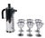 Mid-Century Modern Mid 20th Century Seven Piece Chrome Art Deco Cocktail Set Marked l.b. Chromium Plated For Sale - Image 3 of 15