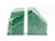 Stone Vintage Green Onyx Stone Bookends — Sculptural Natural Edge — Hollywood Regency / Organic Modern For Sale - Image 7 of 7