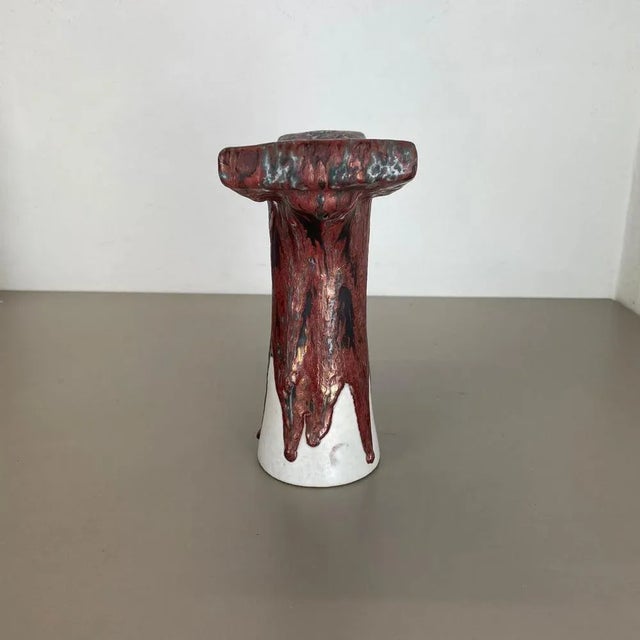 Super Glazed Ceramic Studio Pottery Vase Objects from Otto Keramik, Germany, 1970s For Sale - Image 13 of 18