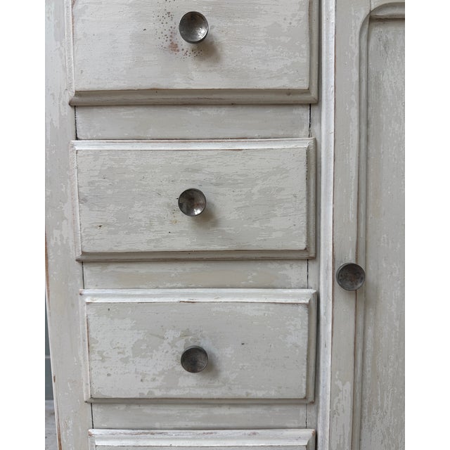 Vintage Patinated Parisian Buffet, 1940s For Sale - Image 13 of 16
