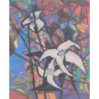 Scandinavian Artist, Colorful Abstract Composition, 1971, Oil on Canvas For Sale