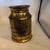 Vase by Stangl in the black gold pattern. A festive addition to your Hollywood Regency or holiday interior.