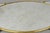 Gold Vintage Hollywood Regency Gold Maiden Bust Oval Beveled Glass Mirror Vanity Tray For Sale - Image 8 of 13