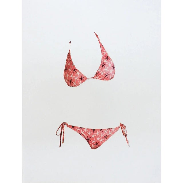 Contemporary Contemporary Pop Art Pink Bikini Swimsuit Print For Sale - Image 3 of 3