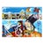 Bacio Con Vista Costiera Amalfitana - Original Amalfi Coast Cubist Figurative Mixed Media Acrylic Painting on Canvas For Sale