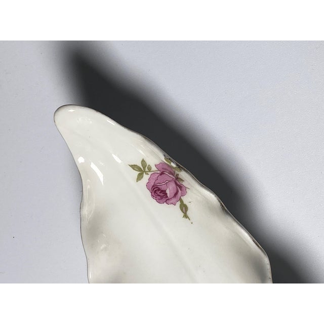 1970s Porcelain Dish with Roses, Limoges, France, 1970s For Sale - Image 5 of 13