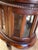 Vintage Mahogany Oval Bar Cabinet With Removable Serving Tray For Sale - Image 10 of 11