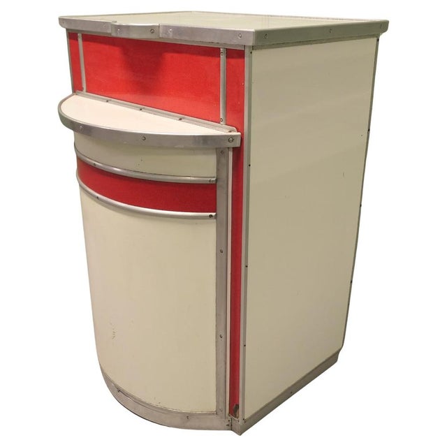 Purple Vintage Dry Bar or Reception Desk in Formica, 1950s For Sale - Image 8 of 8