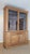 Grand Antique English Pine Cabinet With Glass Doors - Circa 1890 For Sale - Image 4 of 14