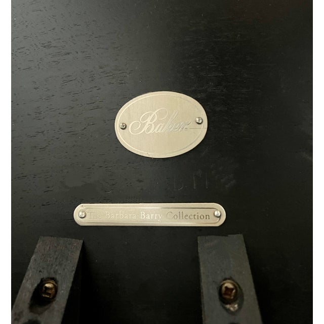 Baker Barbara Barry Rosewood and Copper Encircle Round Dining Table