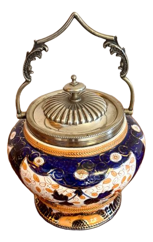 Antique Edwardian Biscuit Barrel, 1900