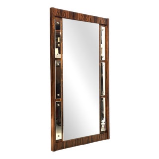 Danish Wall Mirror, 1960s For Sale
