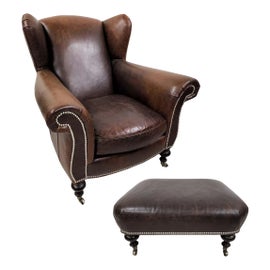 Example of Lee Industries Chair and Ottoman Sets