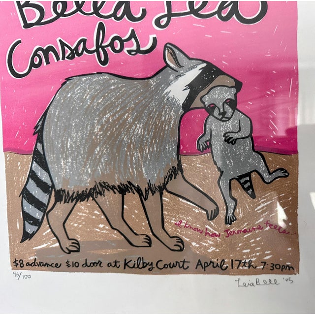 1990s Original Signed Lea Bell “The Good Life” Woodblock Print Poster Limited Ed. 96/100 For Sale In Denver - Image 6 of 12