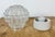 White Vintage White Porcelain and Glass Ceiling Light, 1970s For Sale - Image 8 of 14