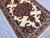 Beige & Red Persian-Style Medallion Wool Rug, Natural Dyes, 5'10" X 8'5" For Sale - Image 6 of 16